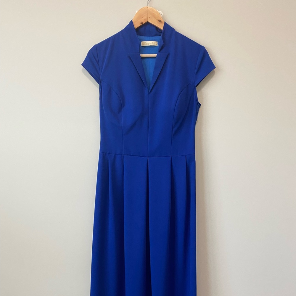 BL BEN-lex Blue maxi woman’s dress - Picture 2 of 7